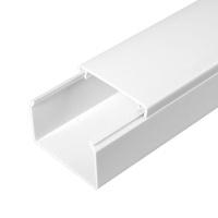 Кабель-канал 60х40 L2000 с двойн. замком бел.  PR.0560401