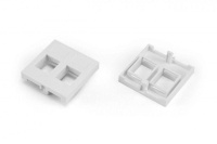 Вставка SIP2-2N-M45-45 45х45 (аналог Mosaic) для 2х модулей формата Keystone Jack ROHS бел.  247229