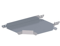 Лоток монтажный тройниковый горизонтальный 400х80 1.5мм ЛУТГ.400.80.853.1.5.1 СОЭМИ Н0121370546