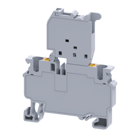Клемма для предохранителей с индикатором push-in OptiClip CPF-4-HESILED-60V-(5х20)-10А (0.2-4) сер.  331876