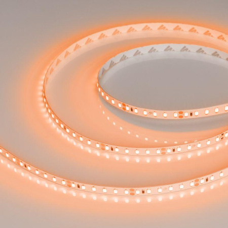 Лента светодиодная RT-A120-8mm 24V Orange 9.6Вт/м IP20 2835 (уп.5м)  015896(2)