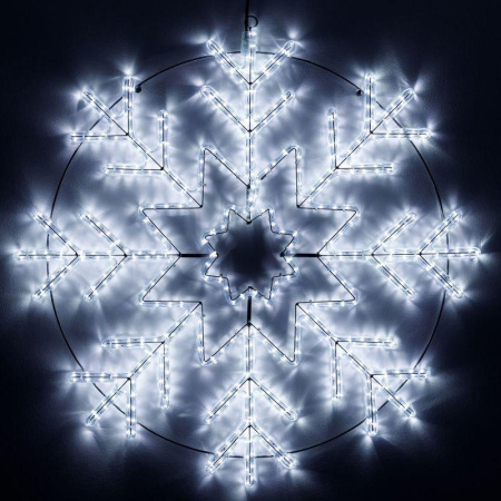 Фигура ARD-SNOWFLAKE-M8-950x950-540LED White (230В 33Вт) (IP65)  034254