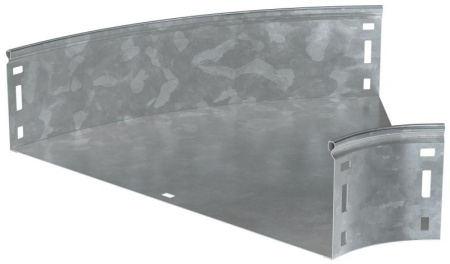 Угол для лотка плавный 45град. 400х100 Г01 ESCA HDZ  CPG01-0-45-100-400-HDZ