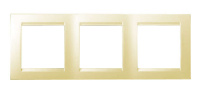 Рамка 3-м 15 сл. кость  1500630-031