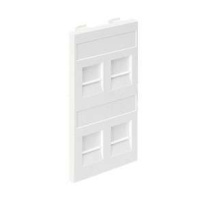 Адаптер на 4 RJ45 коннектора защ. шторки бел. Connect S76C-9