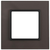 Рамка 1-м 14-5101-32 стекло Elegance сер.+антрацит ЭРА Б0034486