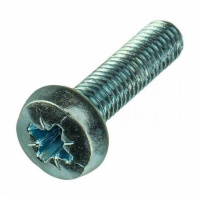 Винт 6х20 с полусферической головкой и крестообразным шлицем DIN 7985  wp6x20