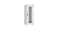 Шкаф напольный Lite II 19дюйм 33U стекл. дверь цельнометал. двухуровневые стенки и задняя дверь Ш600х1641хГ600мм в разобран. виде сер.  TFI-336060-GHMH-R-GY