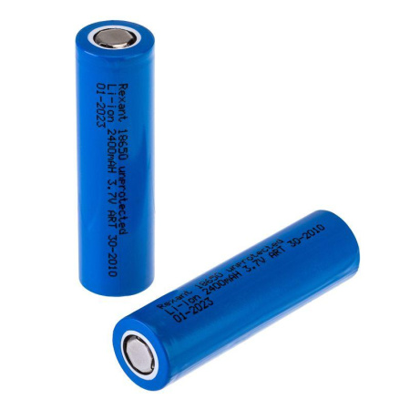Аккумулятор Li-ion 18650 3.7В 2400мА.ч unprotected  30-2010