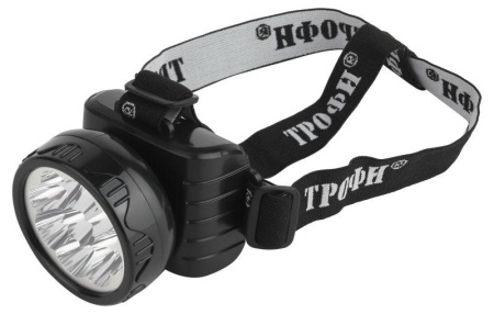 Фонарь аккумуляторный налобный TG9 9LED аккум. 4В 0.9А.ч ЗУ 220В (картон. упак.)  C0045557