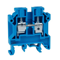 Клемма проходная винтовая OptiClip CTS-10-I-BU-57A-(0.5-10) син.  289778 Клемма проходная винтовая OptiClip CTS-10-I-BU-57A-(0.5-10) син.  289778