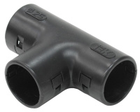 Тройник открывающийся TI25G черн.  CTA10D-TIG25-K02-025