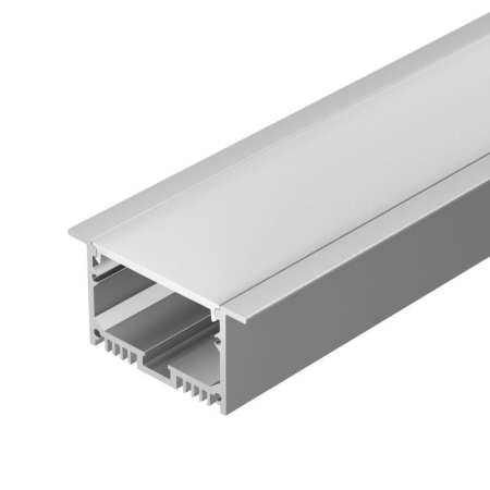 Профиль с экраном SL-LINIA62-F-2500 ANOD+OPAL 2.5м алюм.  020470