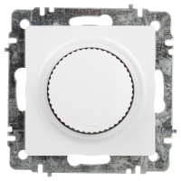 Светорегулятор  Accent 6-401-01 поворотный 600Вт 230В IP20 СУ бел.  Б0063668