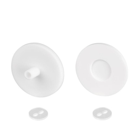 Заглушка ARL-MOONLIGHT-ROUND-40-CAP-TOP-S-SET-WH пластик (комплект)  048835