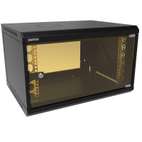 Шкаф настенный телекоммуникационный ТВЛ-6U-600-450-СР-9006  05-1063-B