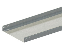 Лоток листовой неперфорированный 400х100 L2000 сталь 1мм ЛМс-ПЗН цУТ2.5 оцинк. СОЭМИ Н0122141626