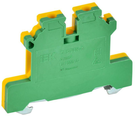Колодка клеммная CTS-PEN ARMAFIX земля 4кв.мм жел./зел.  YCT11-00-K52-004