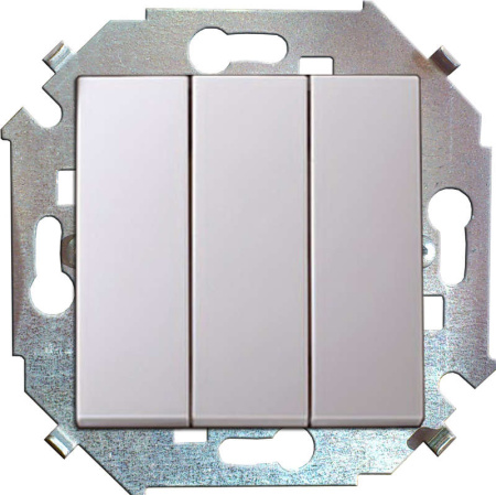 Выключатель 3-кл. СП  15 16А IP20 винтов. зажим механизм бел.  1591391-030