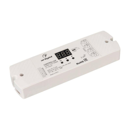 Контроллер SMART-K27-RGBW (12-24В 4х5А 2.4G) (IP20 пластик)  022669