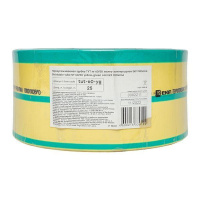 Трубка термоусадочная ТУТ нг 60/30 желт./зел. PROxima (уп.25м)  tut-60-yg