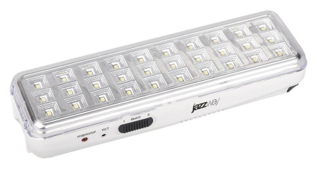 Фонарь-светильник аккумуляторный Accu9-L30-wh аварийный 30SMD яркий 300лм 2ч/эконом 90лм 6ч 220В аккум. Li-ion 3.7В 1.2А.ч бел.  5024533