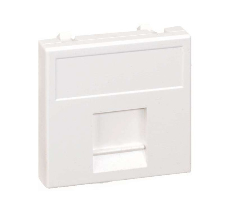 Адаптер на 1 RJ45 коннектор CJ545U(FM); CJ546U(FM) защ. шторки 45х45мм алюм.  Connect K76-8