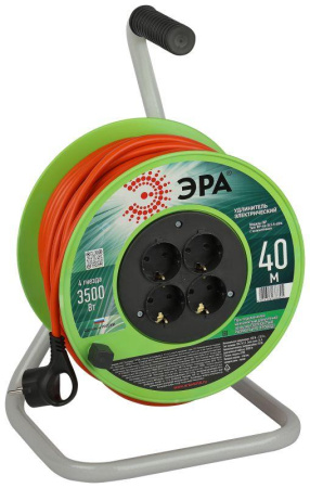 Удлинитель на катушке 4х40м с заземл. RP-4e-3x1.5-40m ПВС 3х1.5  Б0056103