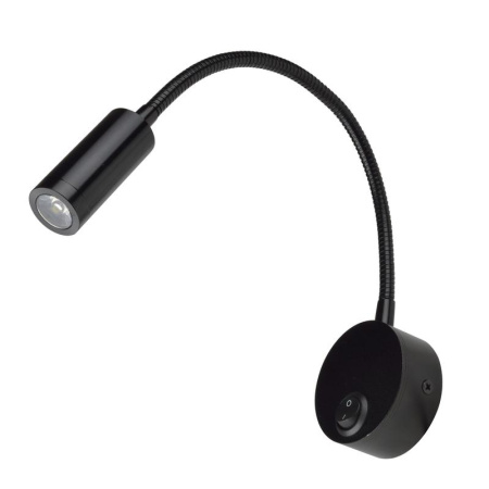 Светильник светодиодный ULT-F21-3W/4000К IP20 BLACK настенный гибкий для интерьерного освещения 85-265В черн.  UL-00004176
