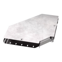 Угол для лотка горизонтальный 90град. 300х50 с крышкой Стандарт  PR16.0420