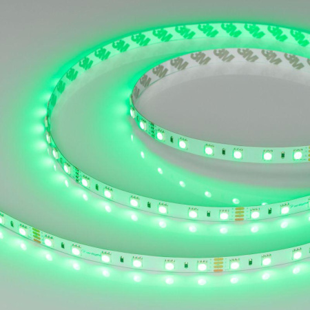 Лента светодиодная RT-B60-10mm 24V RGB 14.4Вт/м IP20 5060 открыт. (уп.50м)  024586(2)
