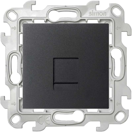 Розетка компьютерная СП  24 RJ45 кат.5E UTP IP20 механизм графит  2410598-038