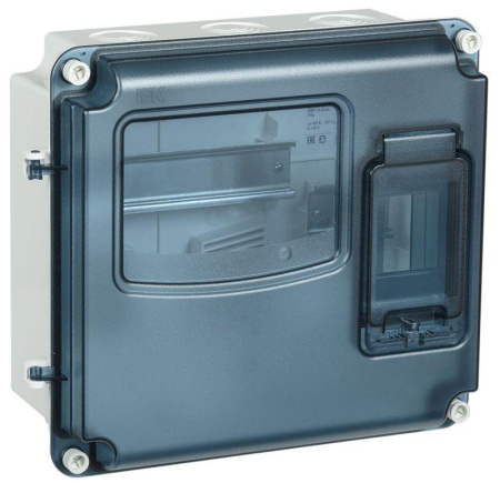Корпус ЩУРн-П 1/3 Krepta 3 IP66 PC пластик.  MSP1-N-03-66-L