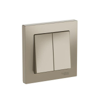 Выключатель 2-кл. AtlasDesign (сх. 5) 10AX быстрозажим. клем. в сборе шампань SE ATN000552S