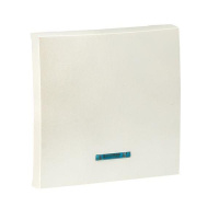 Панель лицевая Валенсия для 1-кл. выключателя 10А с индикатором жемчуж. PROxima  ESV10-L-121-50