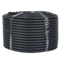 Труба гофрированная d16мм с протяжкой безгалоген. трудногорючая (FRHF) (уп.100м) Plast PROxima  FRHF-16