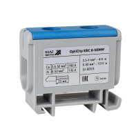 Клемма вводная силовая OptiClip КВС 6-50 син.  351040