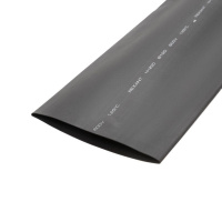 Трубка термоусадочная 120.0/60.0 1м черн.  25-0120