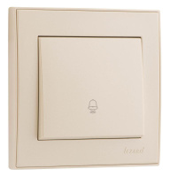 Кнопка звонка Rain жемчуж./бел. перламутр.  703-3030-103