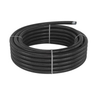 Металлорукав в ПВХ изоляции DN 10мм Dвн.10.0мм Dнар.14.0мм без протяжки черн. (уп.50м)  6071R-010N