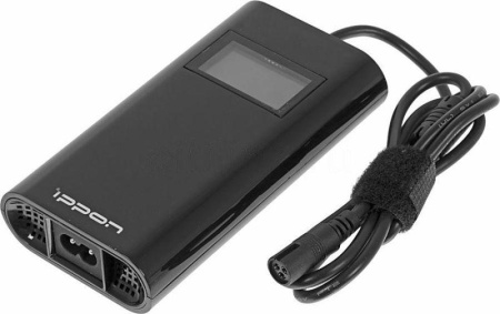 Адаптер питания D90U автоматич. 90Вт 15-19.5В 11-connectors 4.5А 1А 2.1А от бытовой электросети LСD индикатор  654527