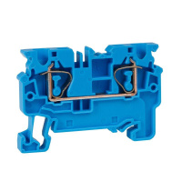 Клемма проходная пружинная OptiClip CX-6-I-BU-41A-(0.2-6) син.  289716 Клемма проходная пружинная OptiClip CX-6-I-BU-41A-(0.2-6) син.  289716