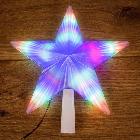 Фигура светодиодная "Звезда" на елку 22см 31LED RGB 2Вт IP20  501-001