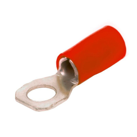 Наконечник кольц. изол. 0.25-1.5кв.мм отв. d3.6мм кр. (уп.100шт)  2A3P