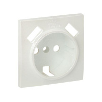 Панель лицевая Валенсия для 1-м розетки 16А с заземл. защ. шторки жемчуж. с 2-мя USB 2.1А PROxima  ESR16-L-028-50-2USB