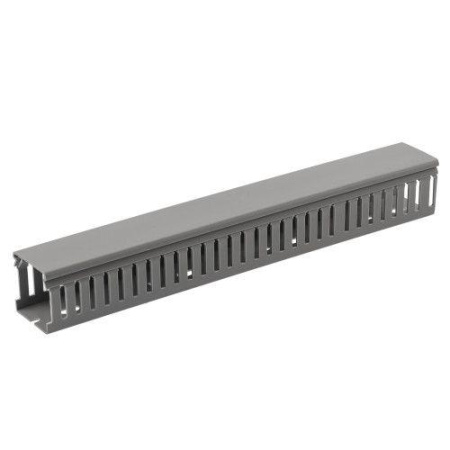 Кабель-канал 40х60 L2000 перфорированный сер. KK-40-60-PERF  Б0050775