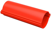 Труба гладкая ПВХ жесткая разборная d110мм красн. (дл.3м)  CTR30-110-K04-003