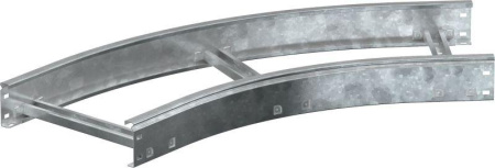 Угол для лотка 45град. 600х150 R600 LESTA HDZ  CPG05-4-45-150-600-HDZ
