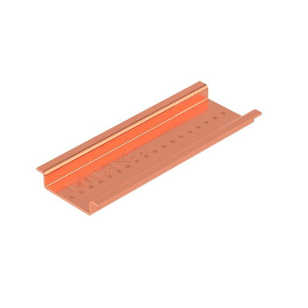DIN-рейка 35х7.5мм L2000 OMEGA 3 с насечкой медь  02135RCU