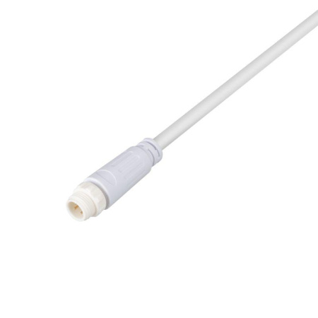 Коннектор питания MOONLIGHT-SPI/DMX-CON-POWER-MALE-WH (IP67 пластик)  041021